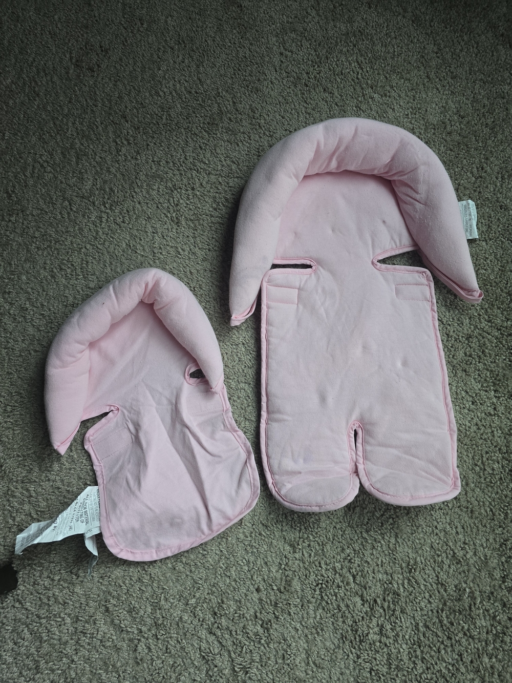 Pink Infant Stroller/Car Seat Head and Body Support